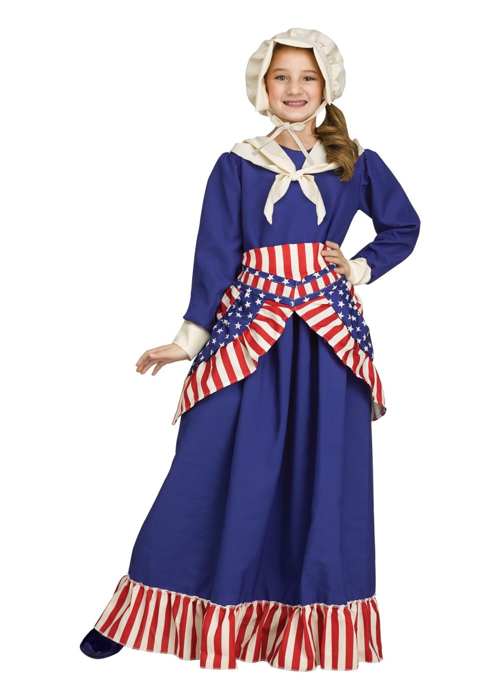 Kids Girls Betsy Ross Costume